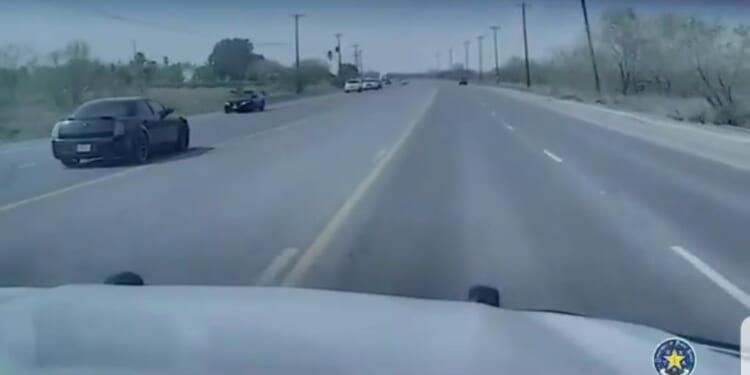 Texas DPS Pursue Illegal Alien Smuggler on High-Speed Chase, Uses PIT Maneuver After Suspect Drives on Wrong Side of the Road (VIDEO) | The Gateway Pundit