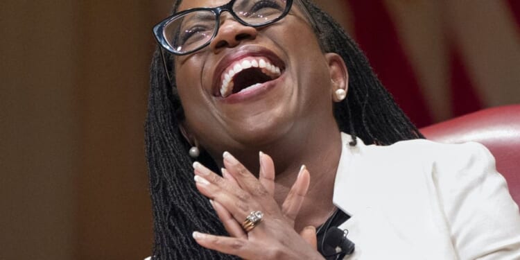 Justice Ketanji Brown Jackson asks absurd question during arguments over LGBTQ books in public school libraries