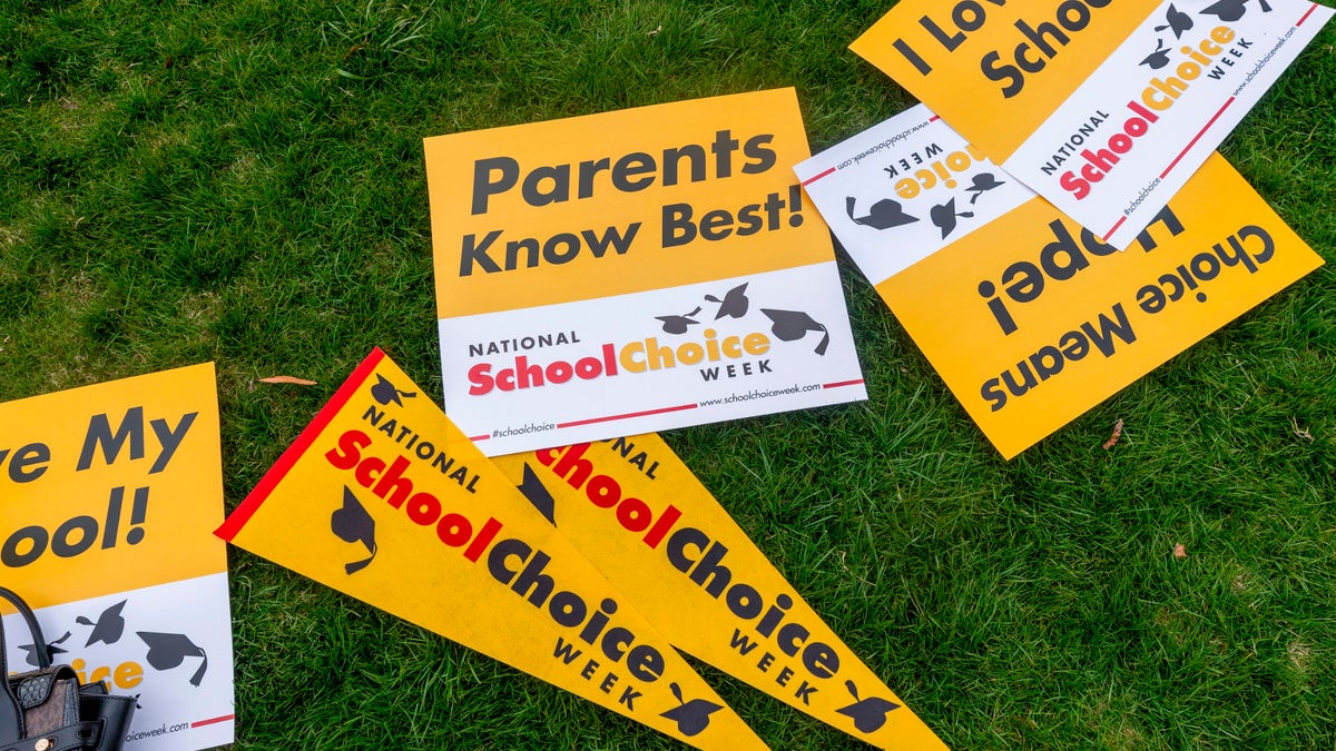 school choice signs