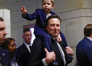 Elon Musk takes his child to work — and away from the woke mind virus