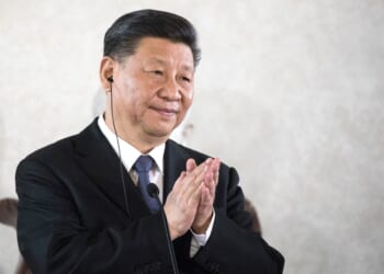 A photo of Chinese president Xi Jinping