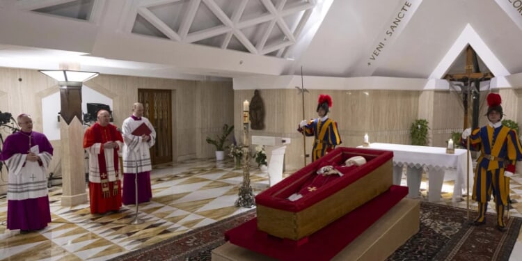 Vatican releases first photos of Pope Francis after his death