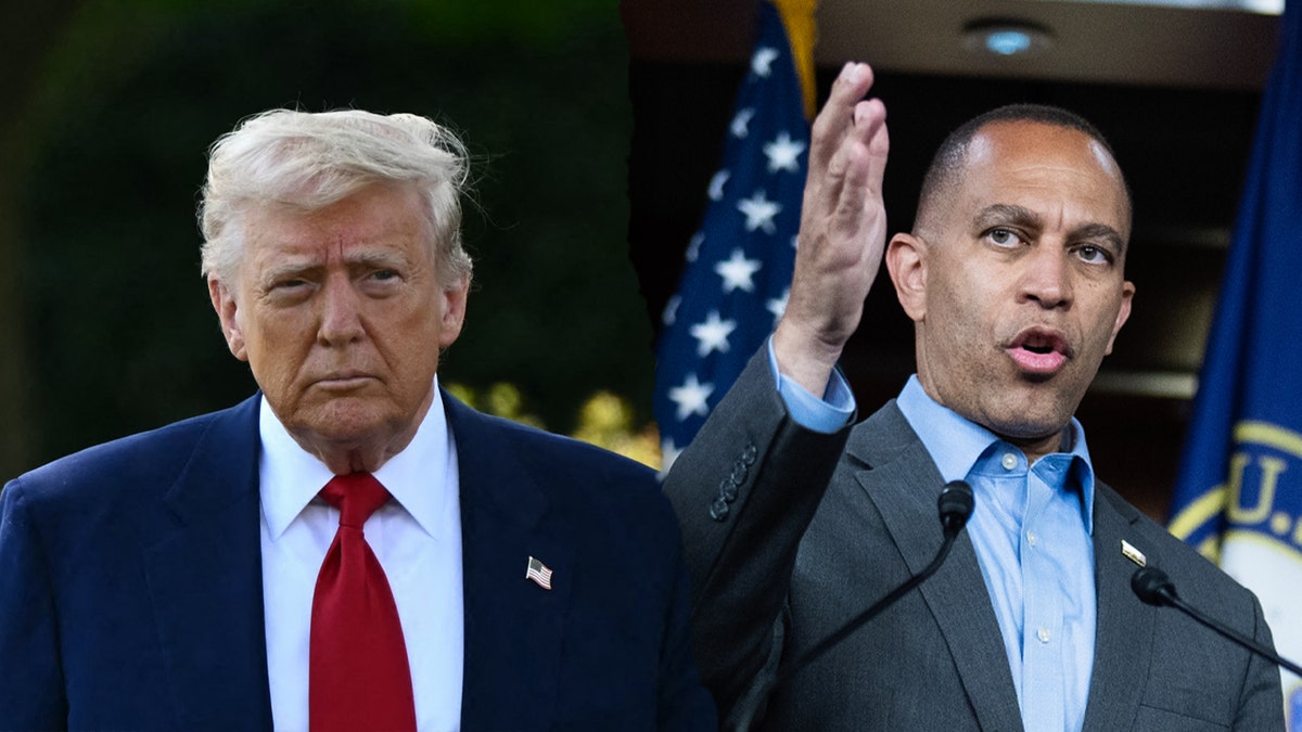 Split of Trump and Jeffries