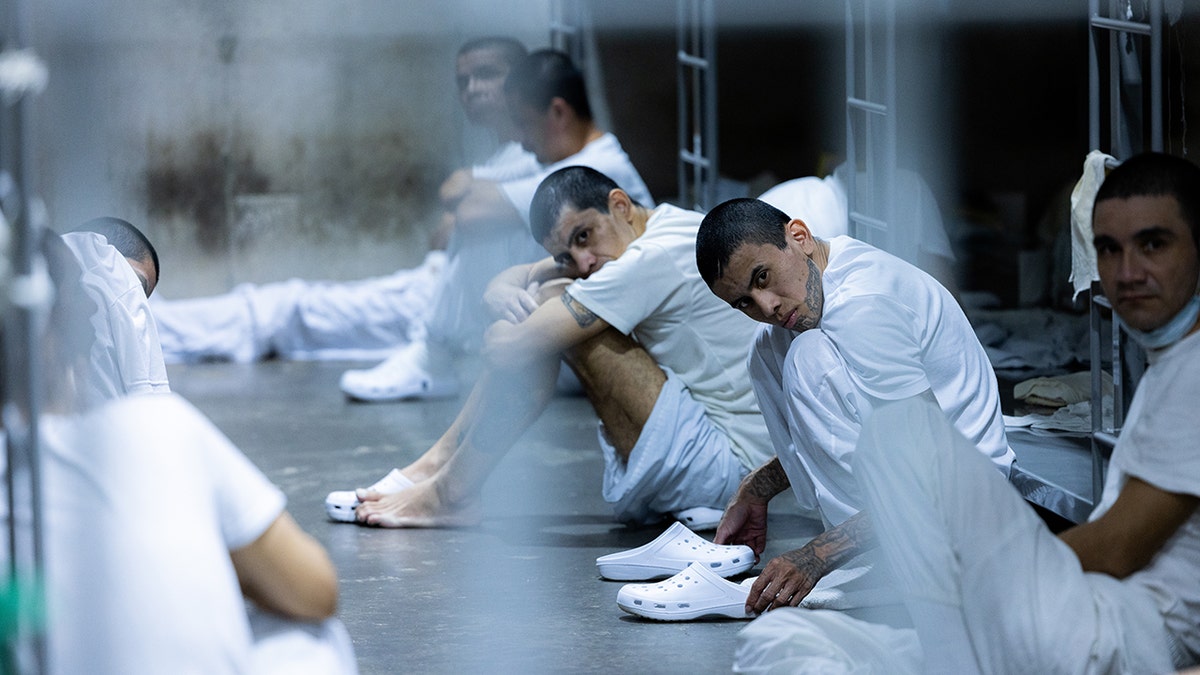 Tren de Aragua, MS-13 gangsters in prison on floor