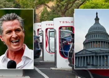 Blue states sue Trump administration over EV charging station funds