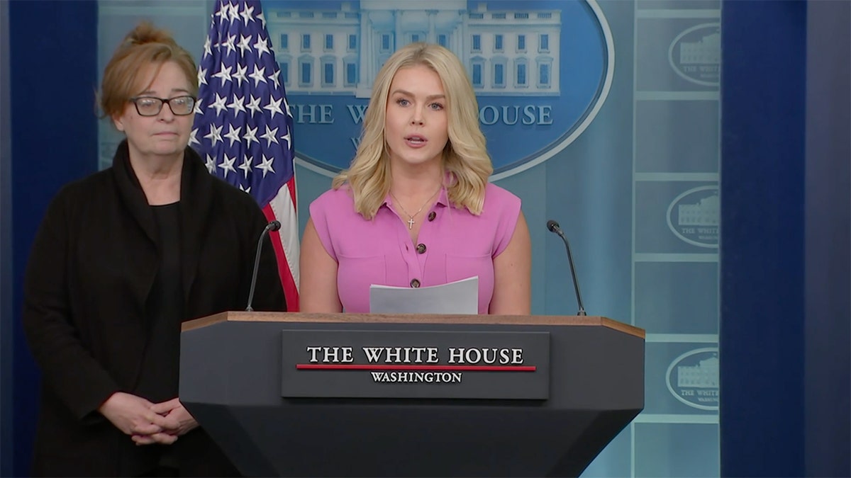 White House Press Secretary Karoline Leavitt holds briefing