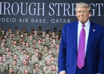 Trump addresses US troops in Qatar, touts pay raise