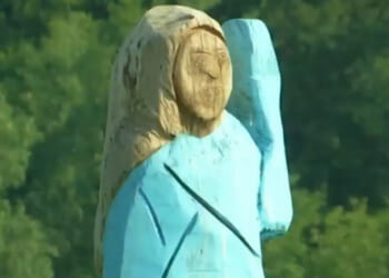Melania Trump Statue Stolen in Slovenia After Vandals Cut It from Base — Police Now Investigating | The Gateway Pundit