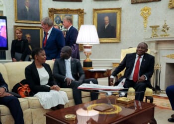 Trump Forces South African President To Watch Video Of Country’s Leaders Calling For Genocide