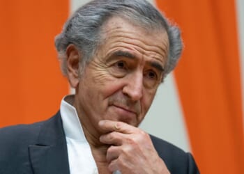 French intellectual Bernard-Henry Levy speaks during screening and panel discussion of his documentary Why Ukraine at UN Headquarters on October 27, 2022.