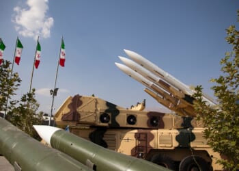 An Iranian missile launcher.