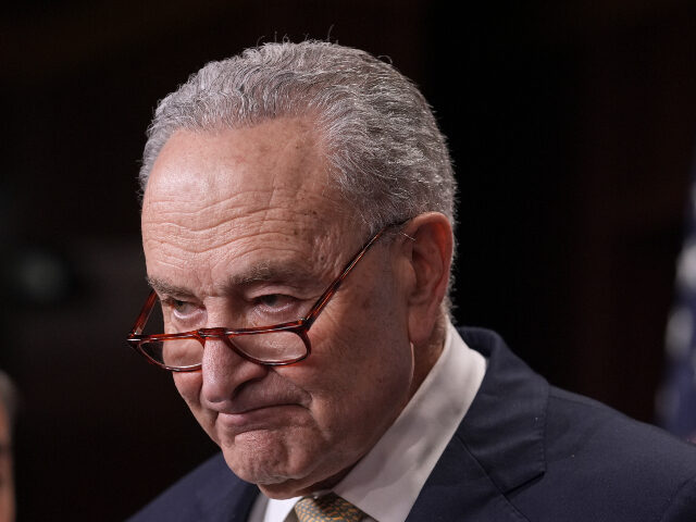 Chuck Schumer Senate Minority Leader Chuck Schumer, D-N.Y., joined at left by Sen. Ben Ray Lujan, D-N.M.