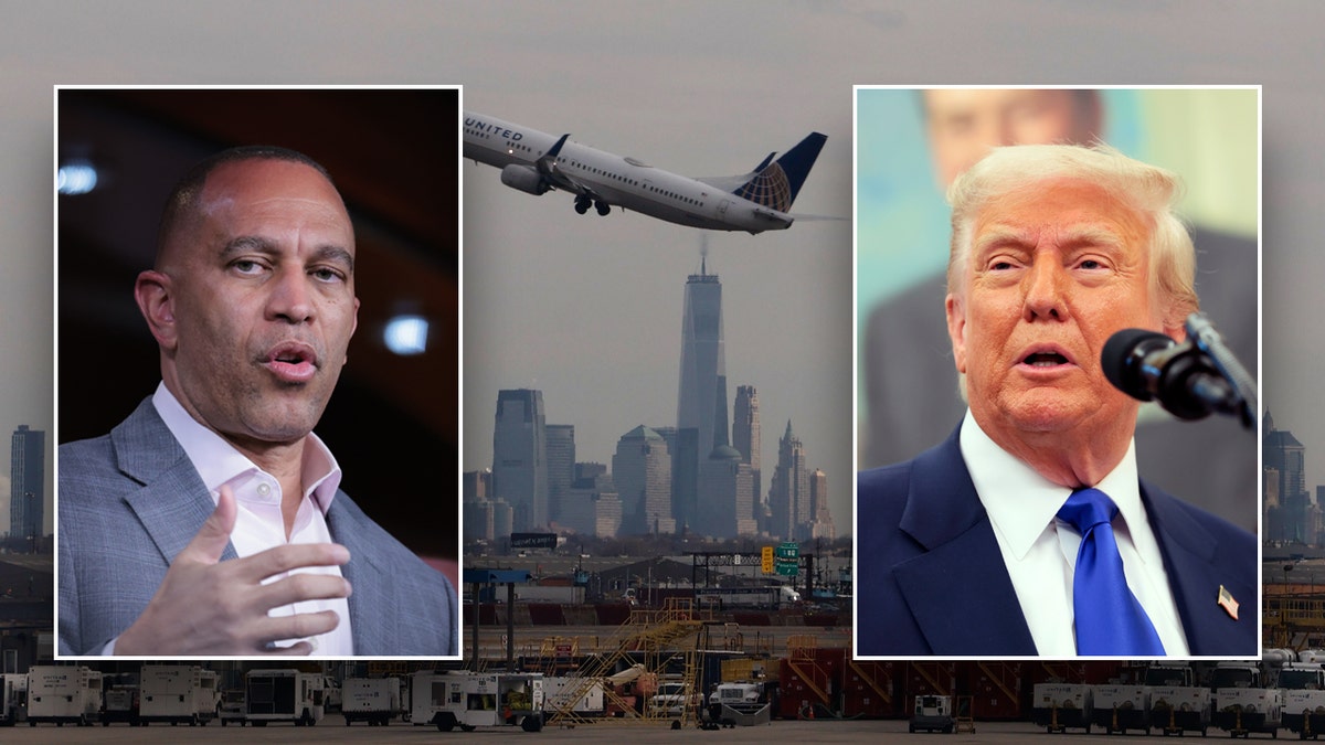 Split of airport, Trump and Jeffries