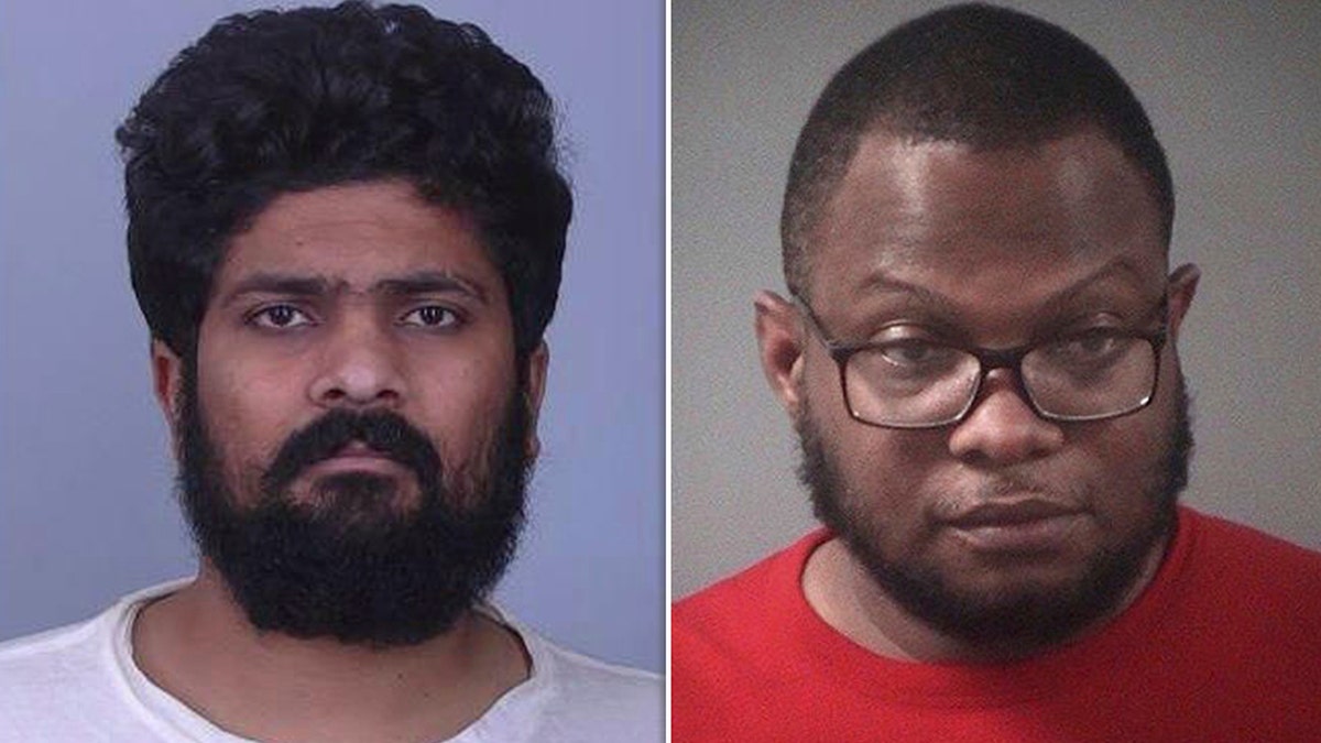 Patel and Shand in mugshots
