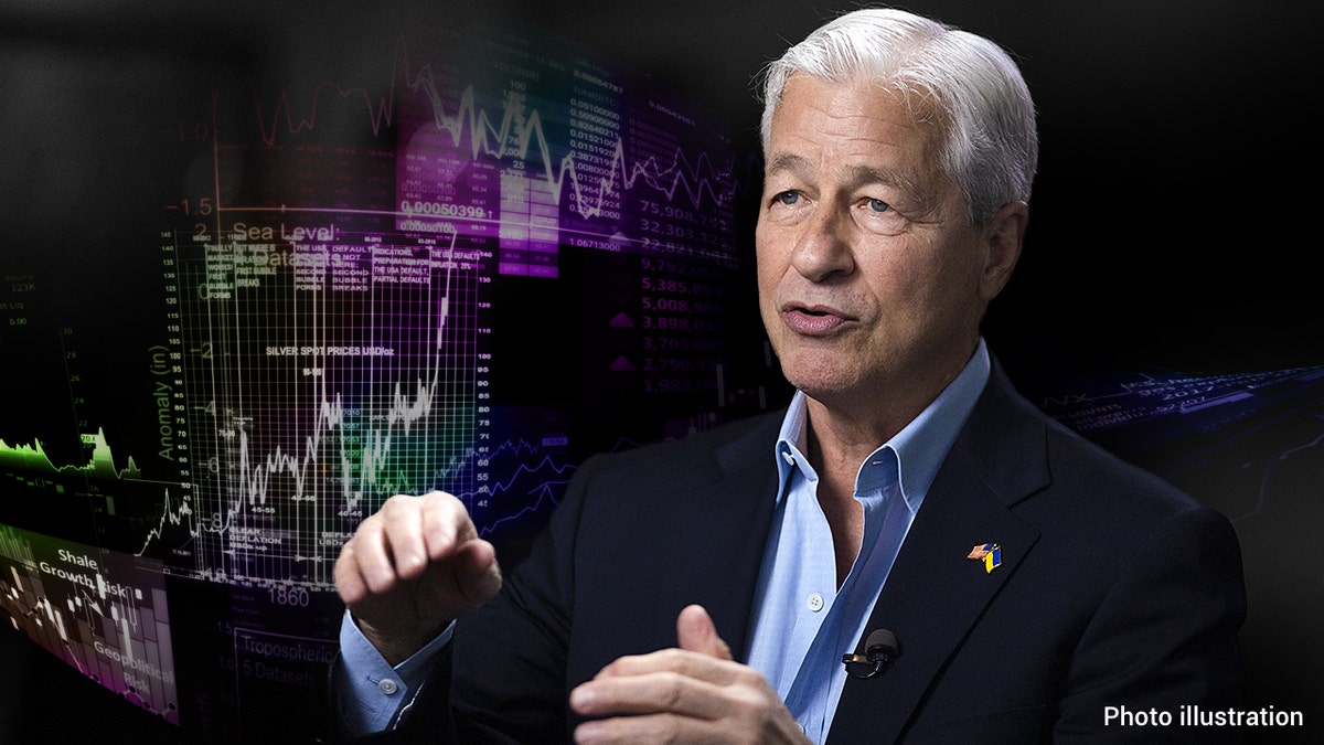 Jamie Dimon joined the Reagan National Economic Forum in Simi Valley, California, May 30, 2025.