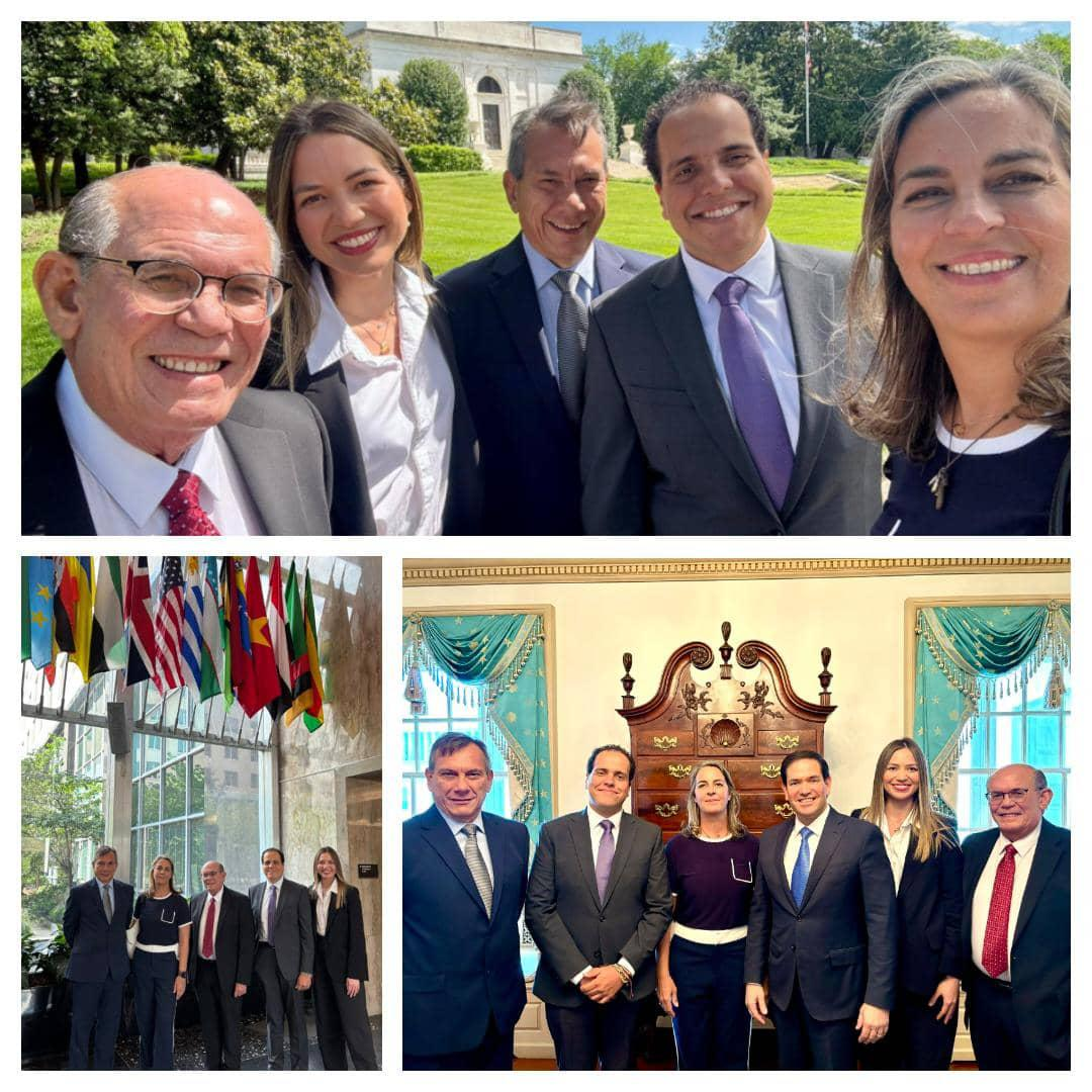 "Las Guacamayas," Venezuelan opposition members released from the Argentine Embassy in Caracas, thank the U.S. and Marco Rubio for the rescue operation. 6 AD 4nXfXJsw