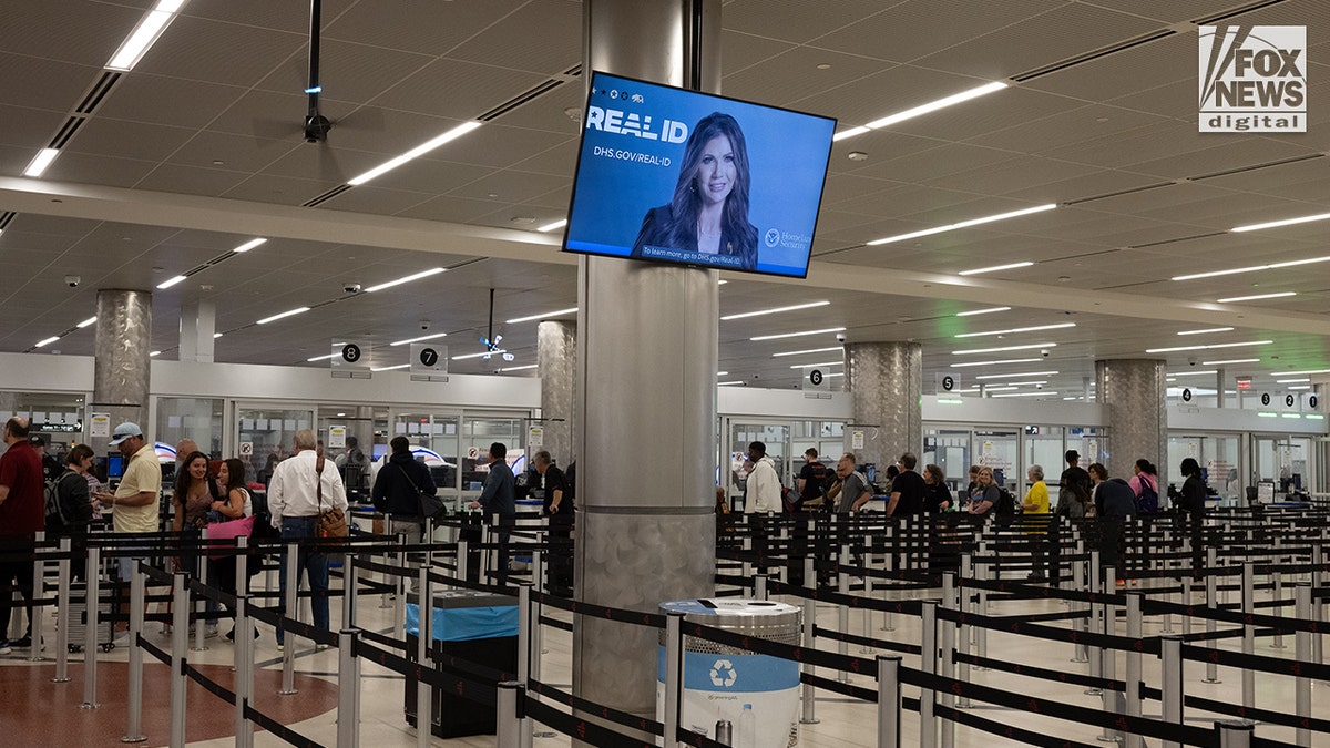 Scenes at the airport as REAL ID requirements go into effect