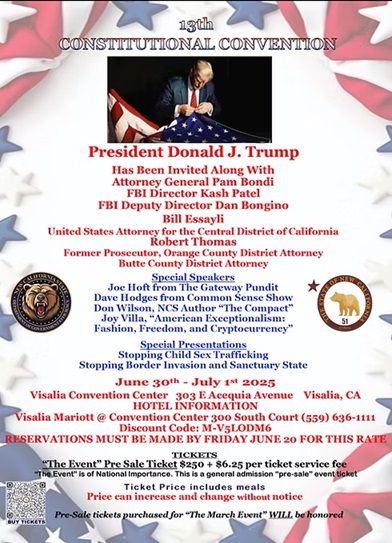 New California Event Jun 25 | Joe Hoft