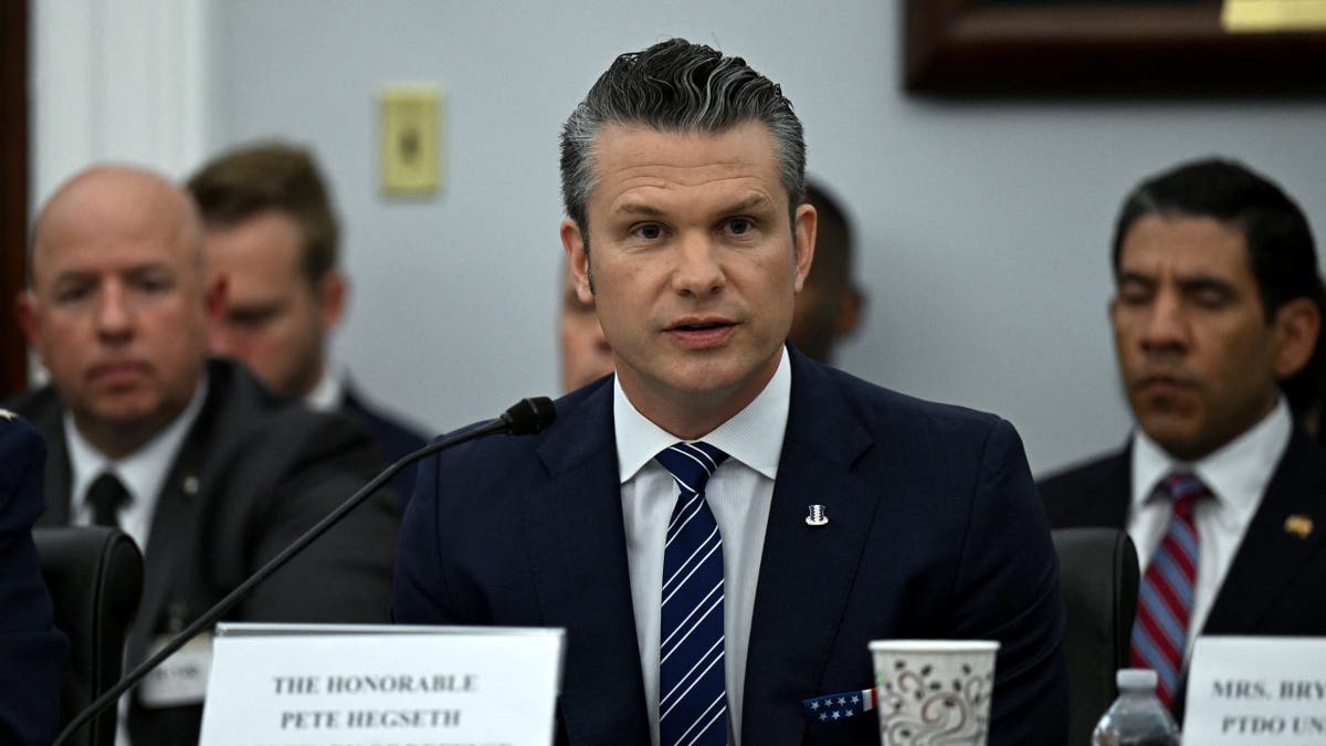 U.S. Defense Secretary Pete Hegseth attends a House Appropriations Defense Subcommittee oversight hearing on Capitol Hill in Washington, D.C., U.S., June 10, 2025.
