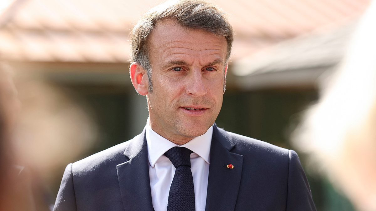 Macron speaks at G7