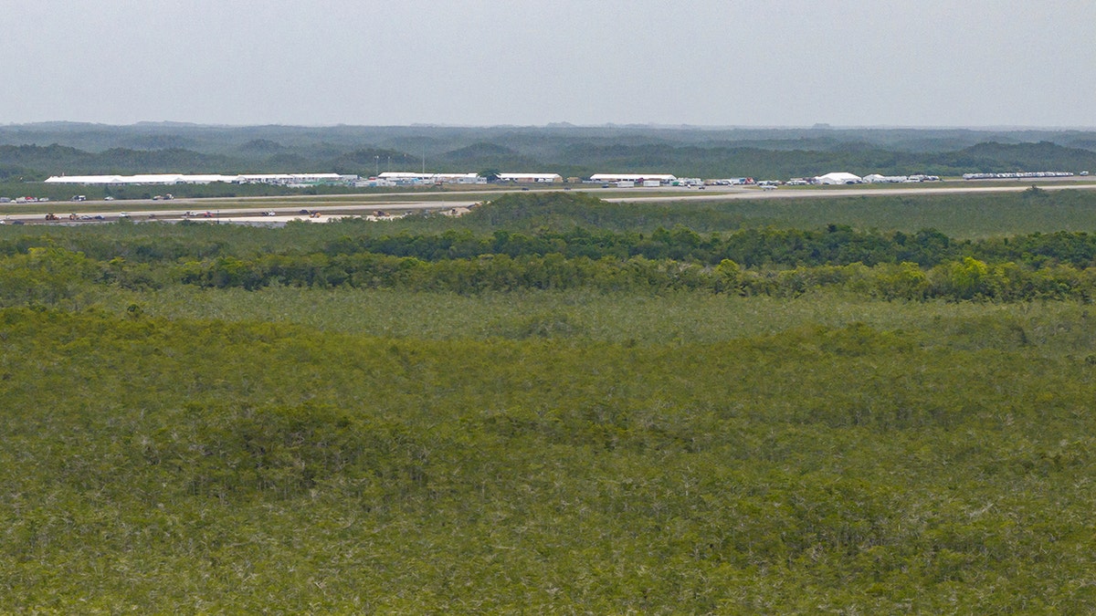 Location of "Alligator Alcatraz" in Everglades