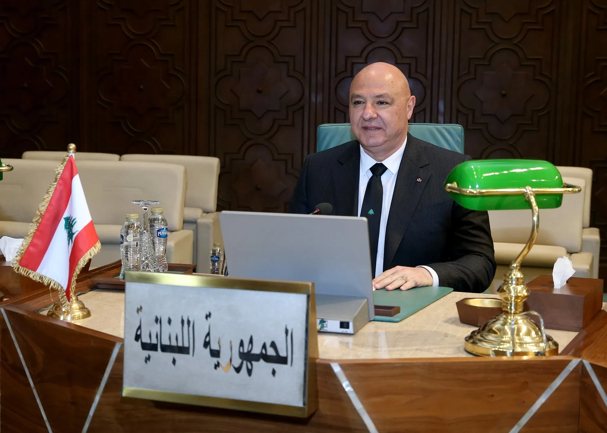 Lebanese President Joseph Aoun was elected on Jan. 9, 2025, in the second round of voting during the thirteenth parliamentary session. Courtesy of Lebanese Presidency