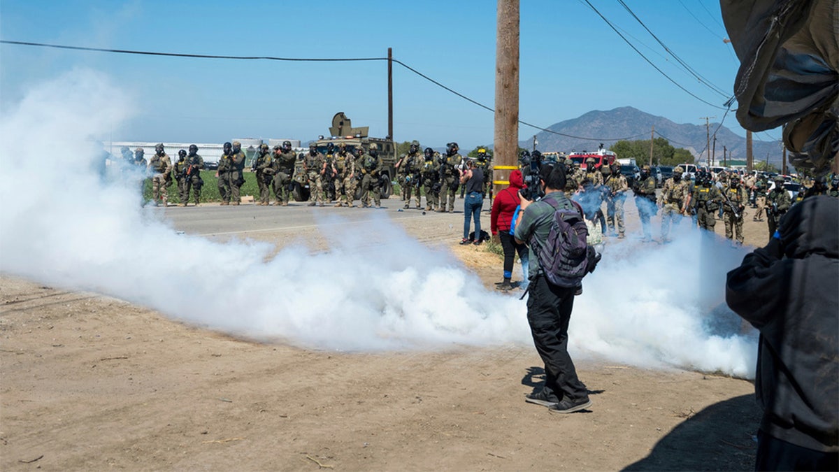 tear gas deployed at federal raid on California pot farm