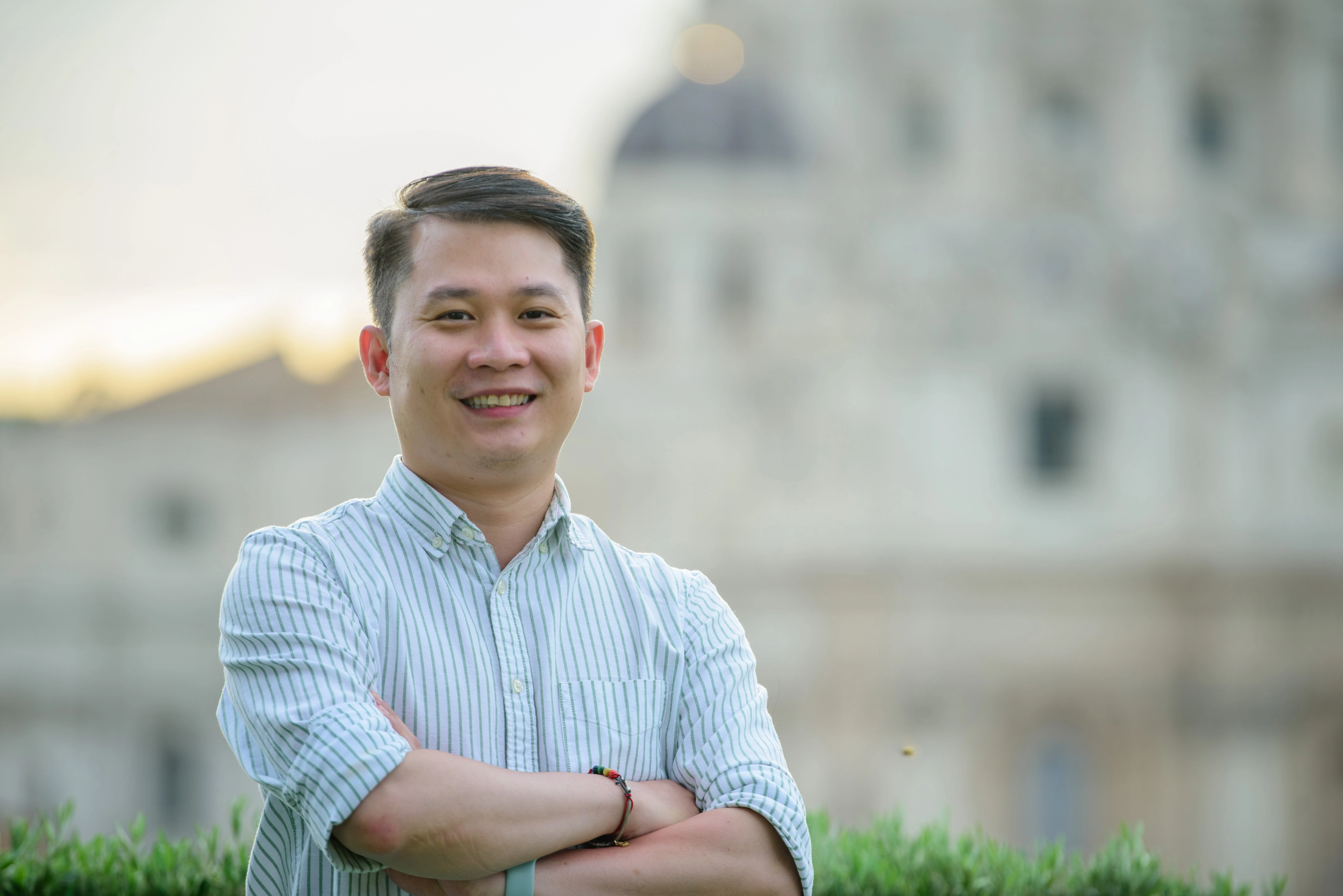 Tâm Nguyên Bùi, 31, works with the Vietnamese bishops’ conference and also volunteers for the local archdiocese in Saigon. Credit: Lemmy Ogbonnaya Ijioma/EWTN Summer Academy