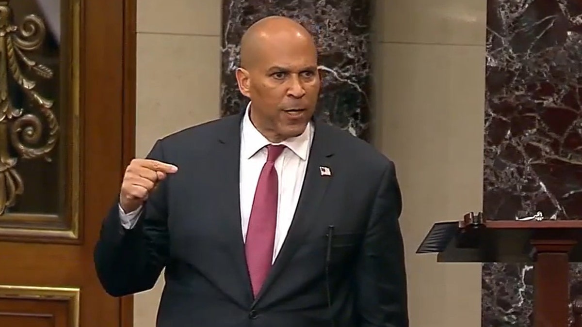 cory booker closeup shot