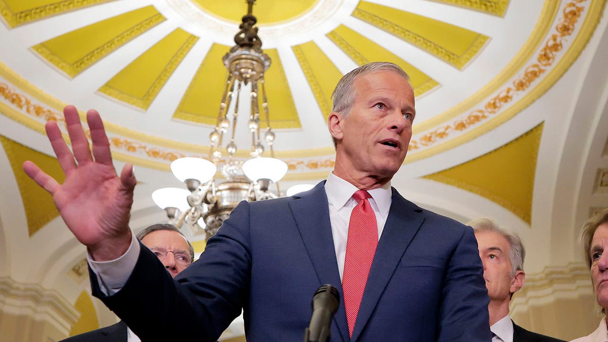 John Thune closeup shot