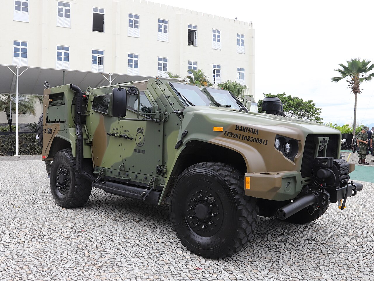 Brazilian Naval Fusiliers present their first batch of JLTV vehicles