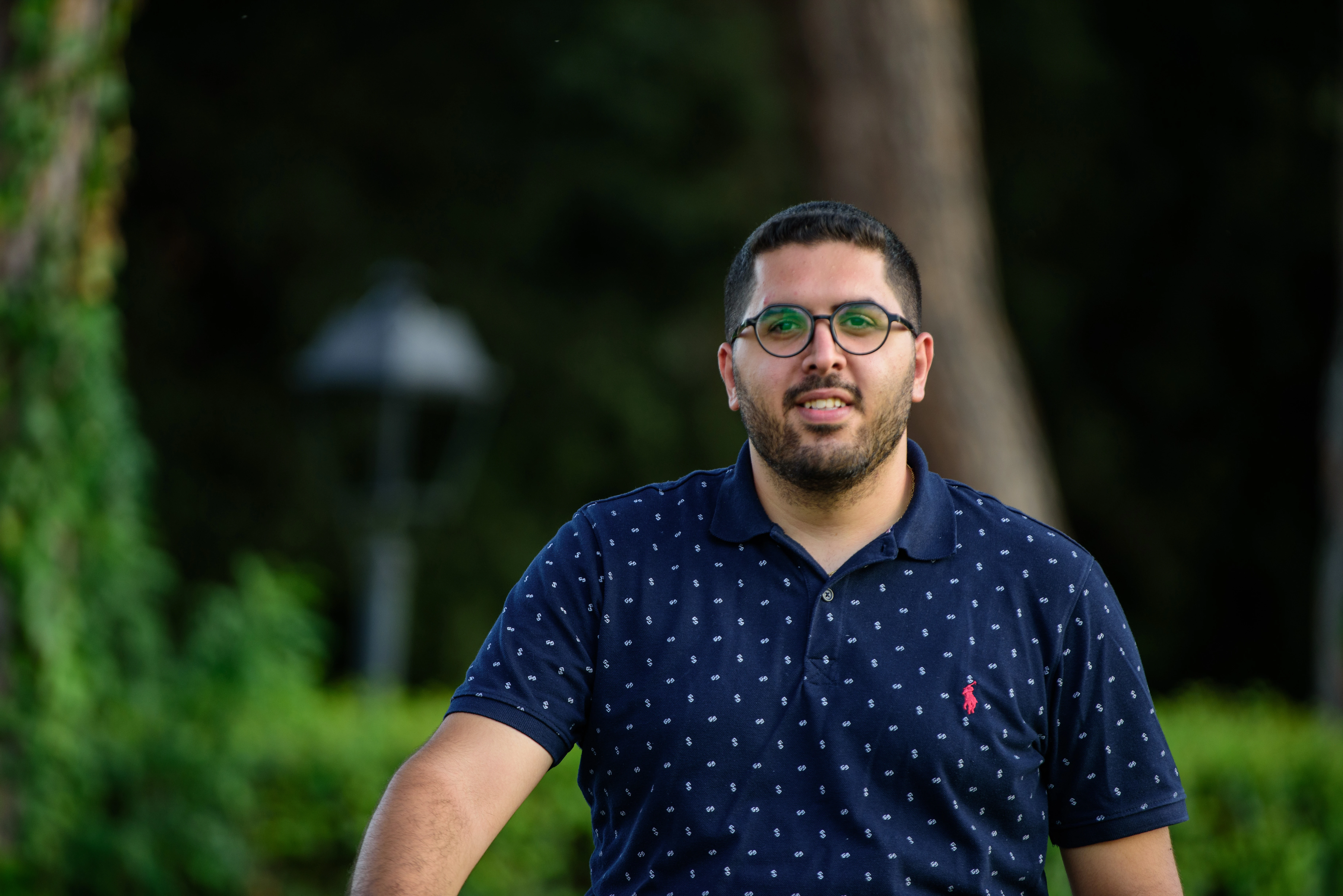 Nicolawos Hazboun is from Bethlehem, Palestine. He works for the Latin Patriarchate of Jerusalem as a multimedia officer. Credit: Lemmy Ogbonnaya Ijioma/EWTN Summer Academy