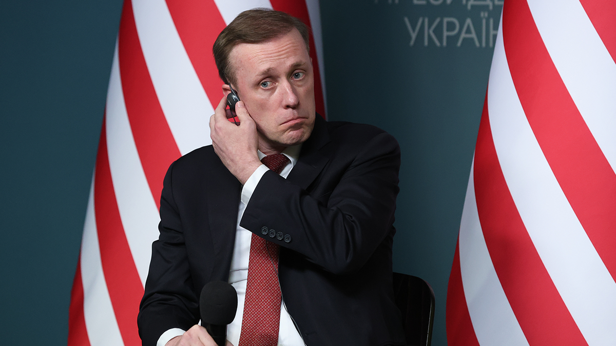Jake Sullivan, US National Security Advisor, during a joint press conference with Andrii Yermak, Head of the Office of the President of Ukraine, on March 20, 2024 in Kyiv, Ukraine.