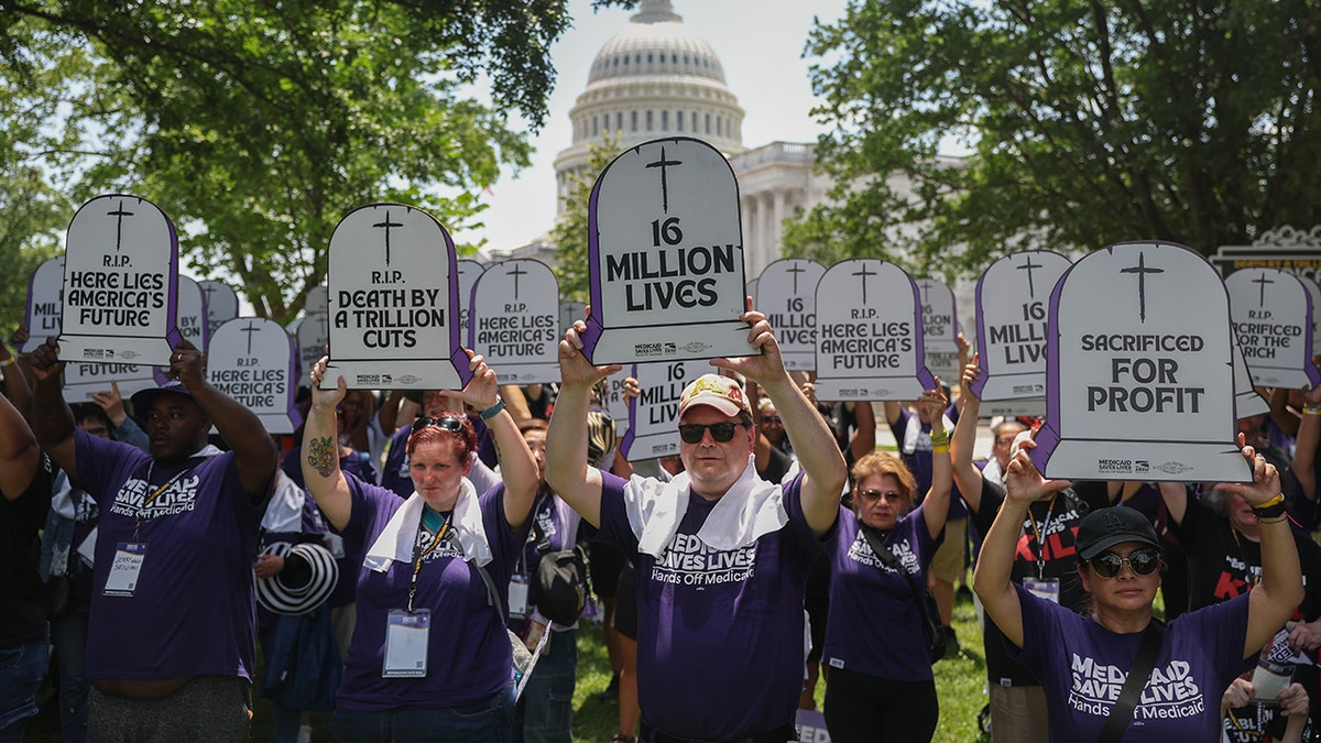 Medicaid cuts protesters in Washington, D.C.