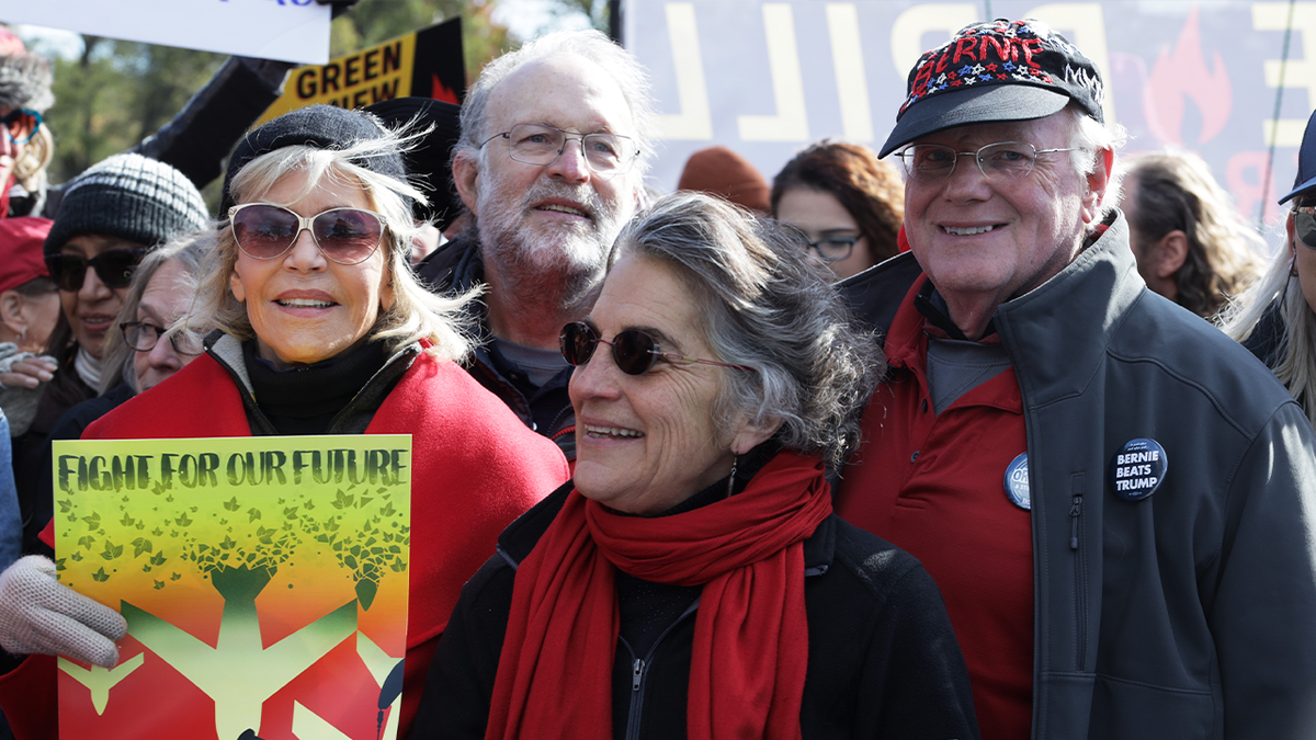Ben COhen at protest