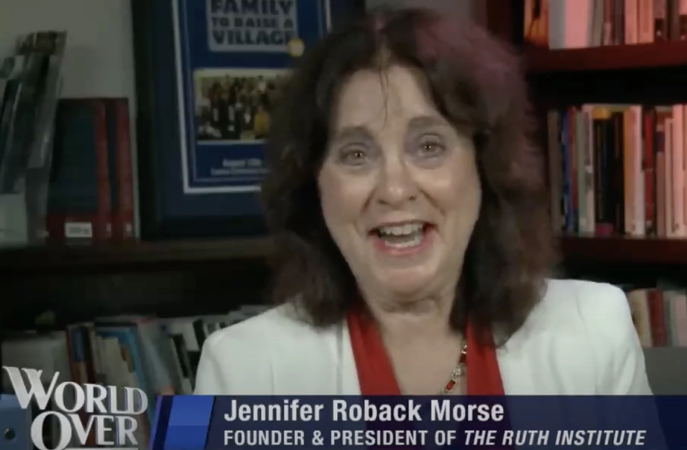 Ruth Institute President Jennifer Roback Morse, pictured here speaking on 