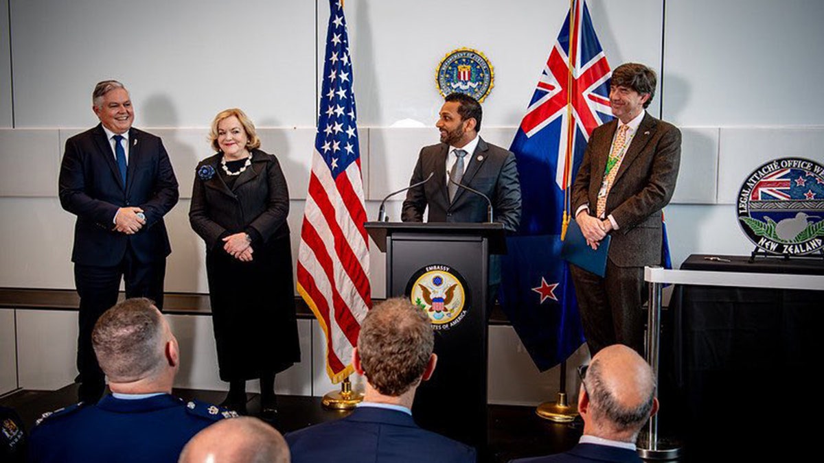 Patel opens FBI office in New Zealand