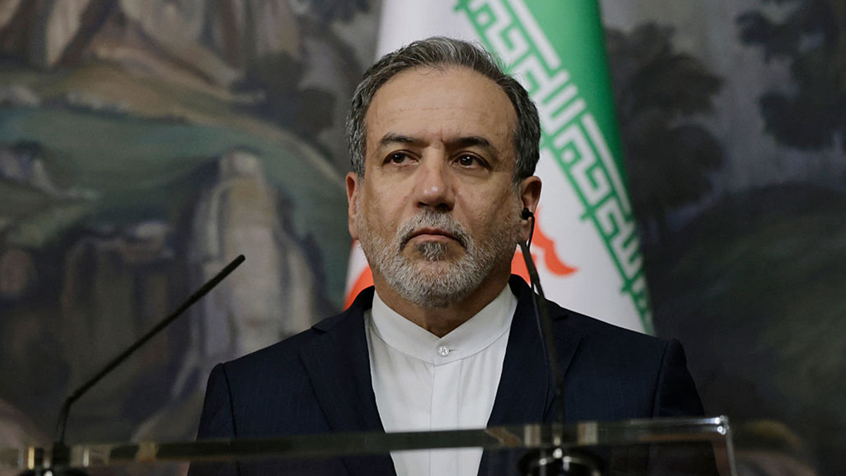 Iran's Foreign Minister Abbas Araghchi attends a joint press conference with Russian Foreign Minister following their talks in Moscow on April 18, 2025.