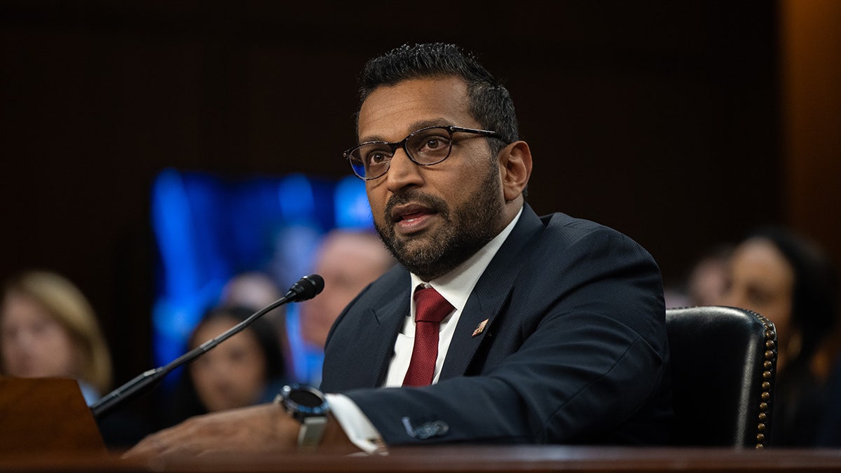 Kasj Patel speaking to Congress