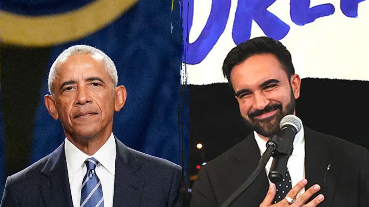 Former President Barack Obama and New York City mayoral candidate Zohran Mamdani