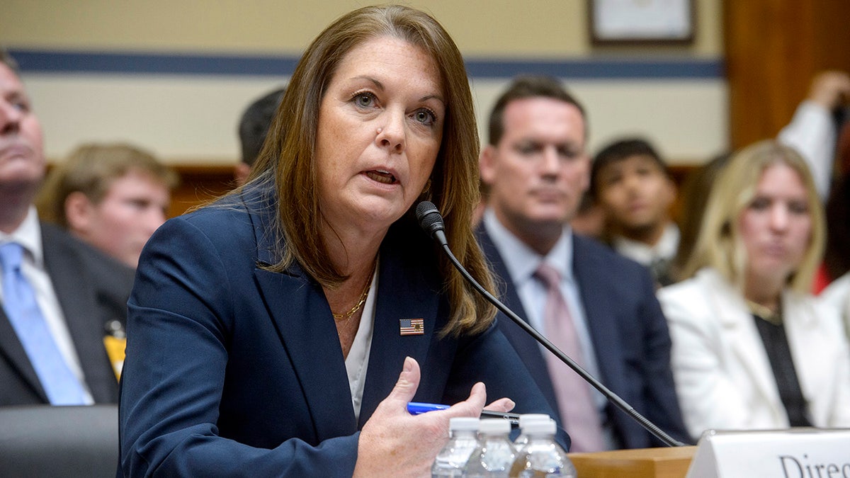 Former U.S. Secret Service Director Kimberly Cheatle testifies before the House Oversight and Accountability Committee