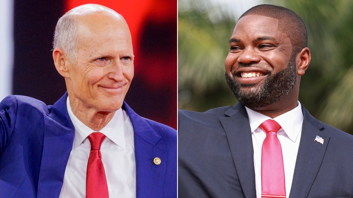 Left: Sen. Rick Scott; Right: Rep. Byron Donalds