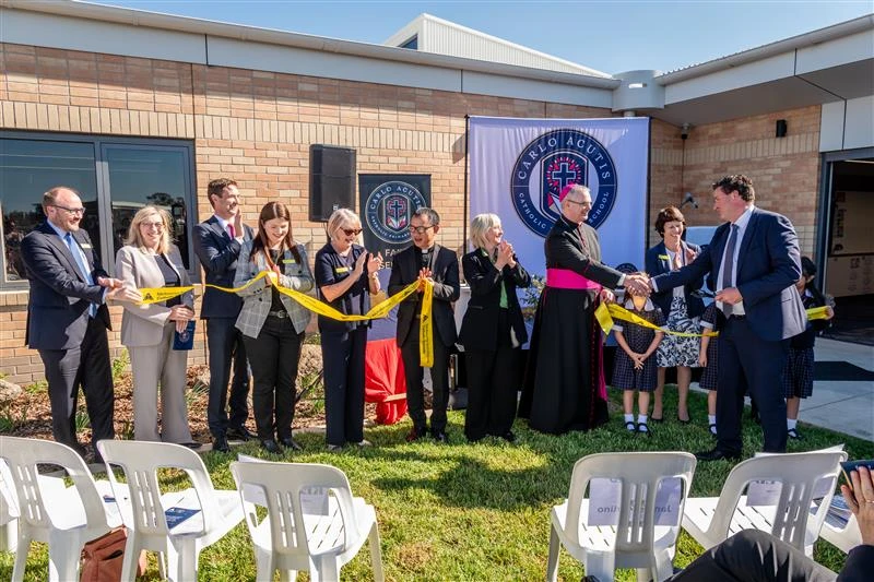 In Melbourne, Australia, the Carlo Acutis Catholic Primary School opened in 2025 — just months before Acutis’ canonization. Credit: Photo courtesy of Carlo Acutis Catholic Primary School in Melbourne