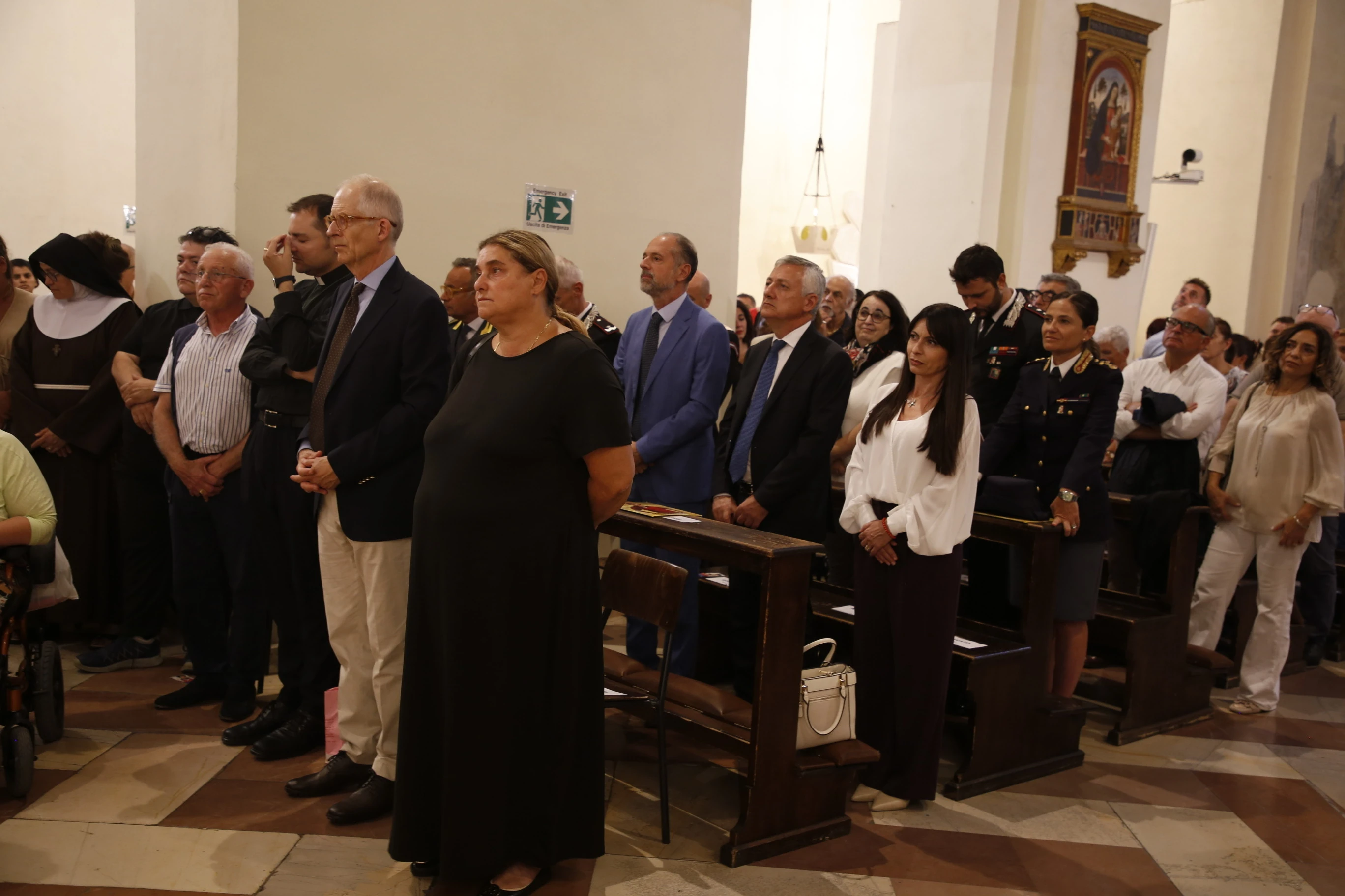 St. Carlo Acutis' parents, pictured in the front row here, attend the Mass of Thanksgiving at Carlo’s tomb in Assisi. Credit: Diocese of Assisi-Nocera-Gualdo