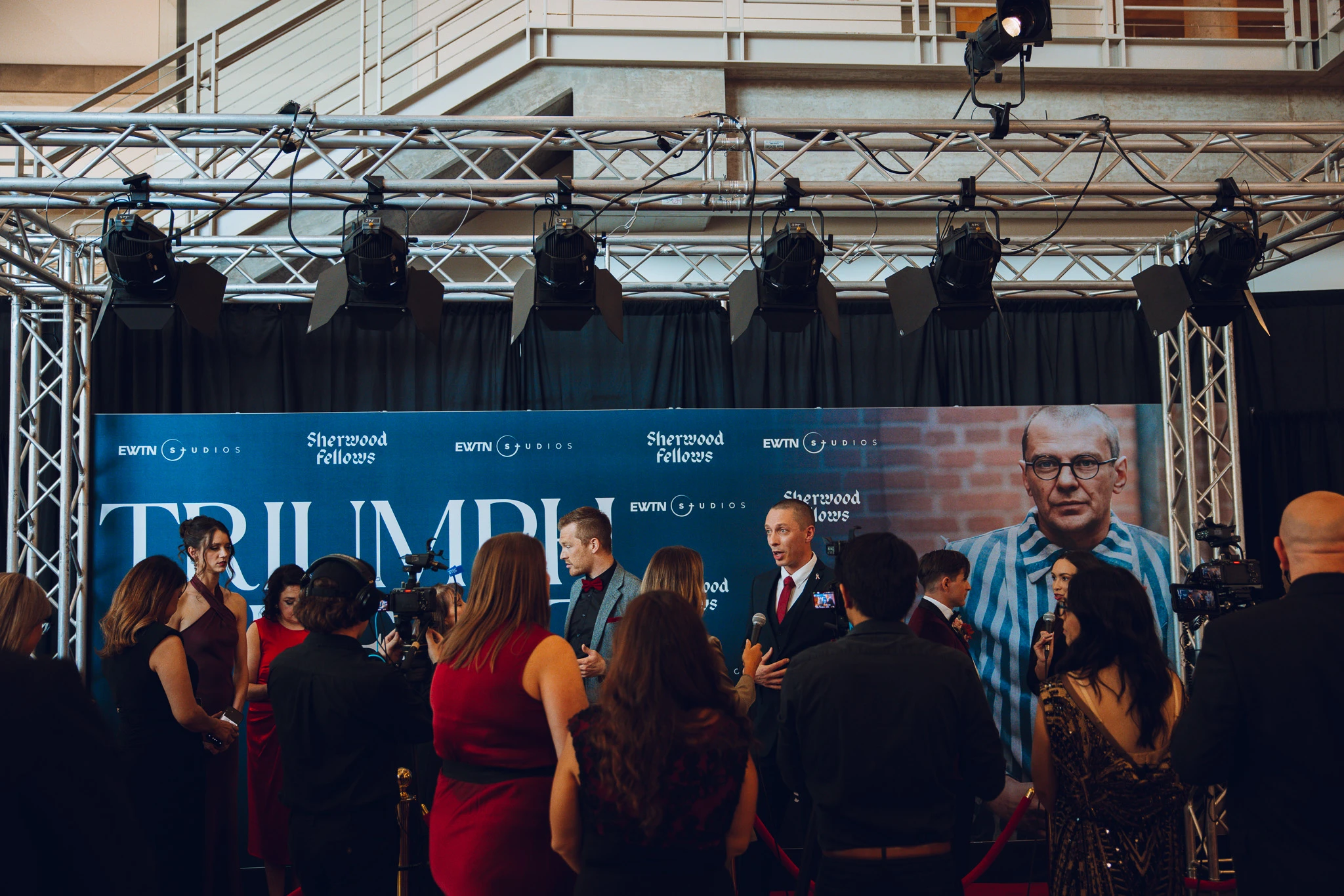 The red carpet at the premiere of "Triumph of the Heart" in Dallas on Sept. 8, 2025. Credit: Nicole Marie Richards