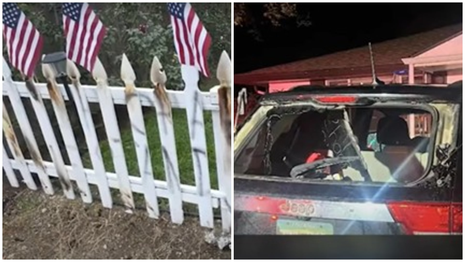 The Enemy Within: Leftist Demons Burn Down Beautiful Charlie Kirk Memorial Put Up By Colorado Family and Smash Family's Car Windows | The Gateway Pundit