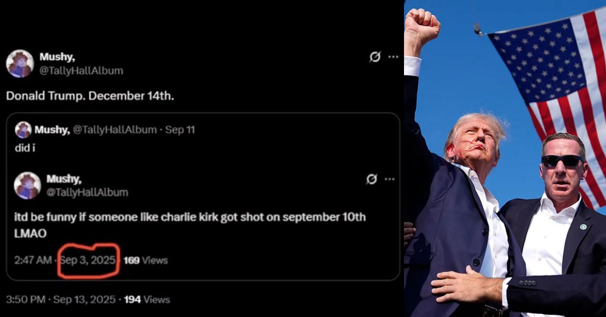X Account That Predicted Charlie Kirk's Assassination a Week in Advance Posted a Date for Trump Before Deleting Account | The Gateway Pundit