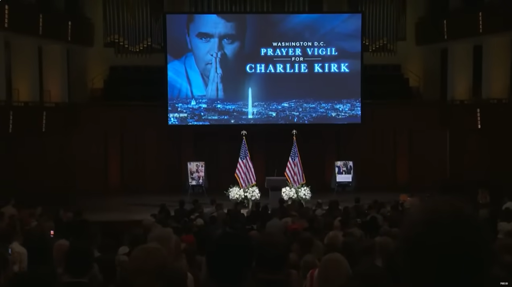 ‘A Martyr For The Christian Faith’: Attendees Highlight Charlie Kirk’s Legacy Of Faith At Packed Kennedy Center Vigil