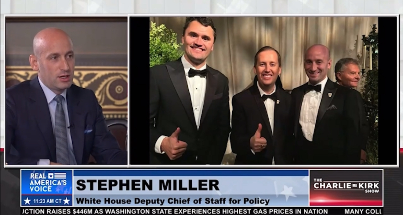 WATCH: "It Will Happen, and We Will do it in Charlie's Name" - Stephen Miller Confirms DOJ, DHS, and Entire Government to Use Every Resource to "Destroy" the Left's "Domestic Terror Movement" | The Gateway Pundit