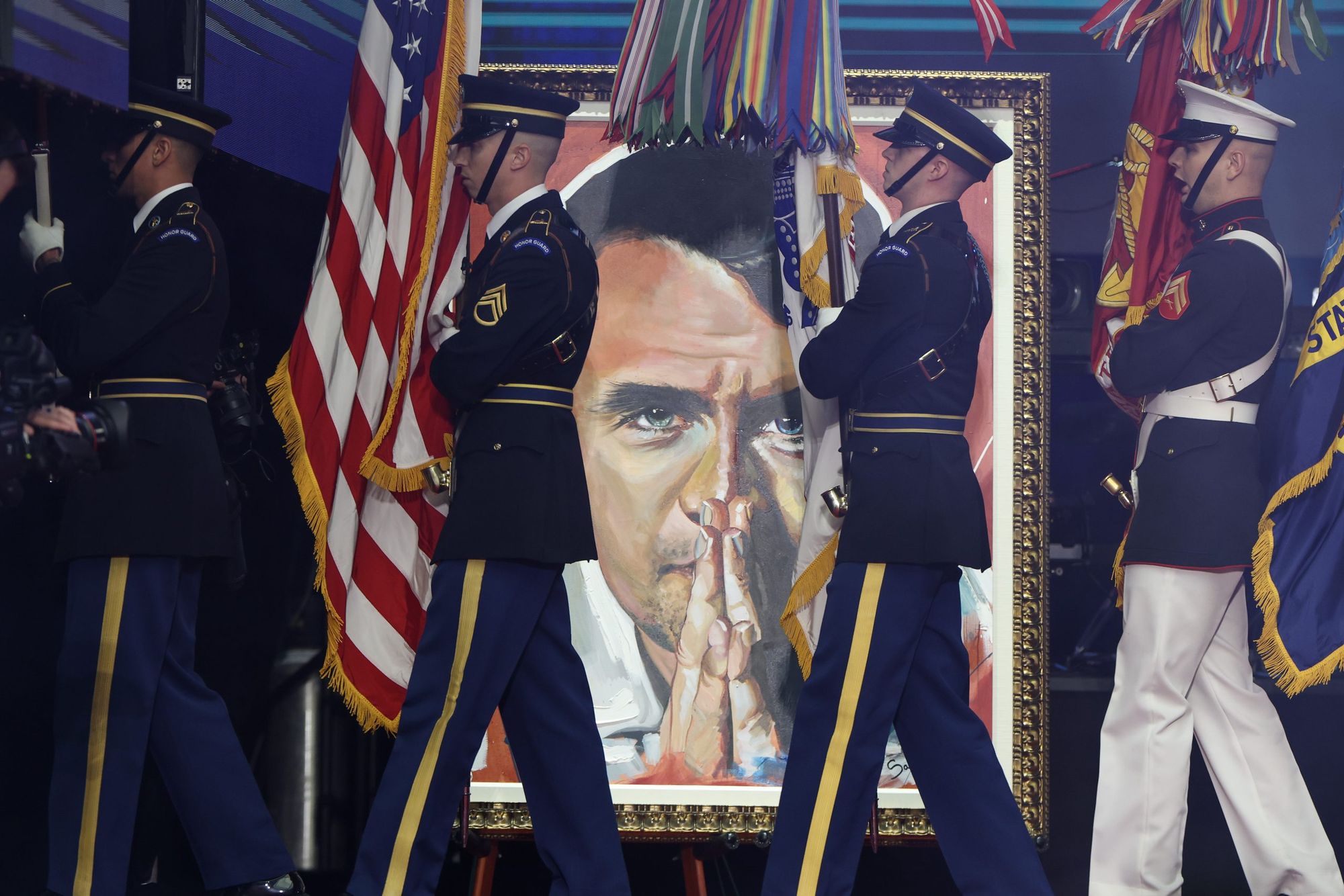 'We Will Defend It At All Costs': Speakers Praise Charlie Kirk's Fight for Free Speech at Memorial